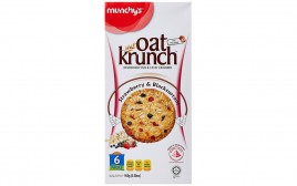 Munchy's Oat Krunch Strawberry & Blackcurrant Crackers  Box  156 grams